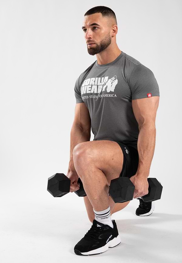 Classic Training T-Shirt - Gray Melange