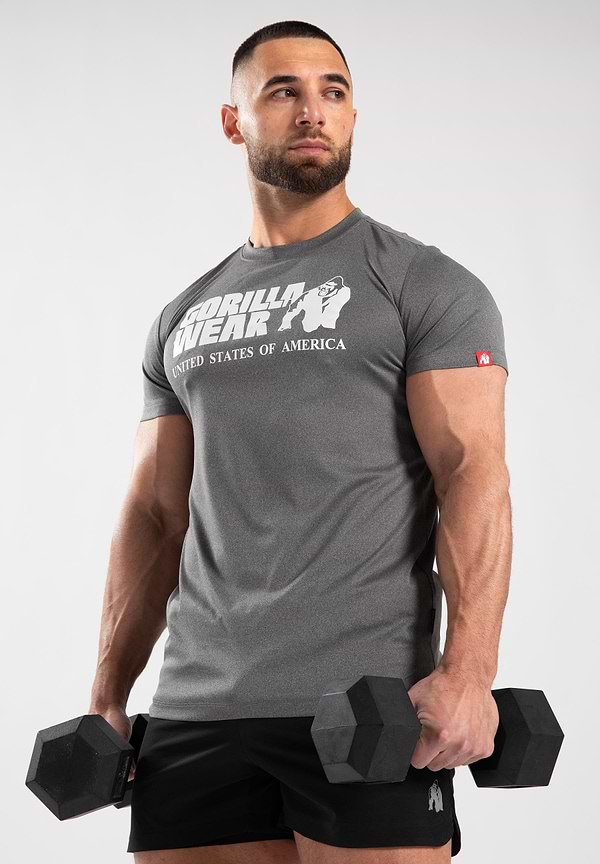 Classic Training T-Shirt - Gray Melange