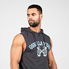 Chico Sleeveless Hooded T-Shirt- Washed Gray