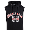 Chico Sleeveless Hooded T-Shirt - Black