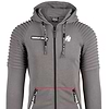 Georgia Zipped Hoodie - Gray