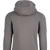 Georgia Zipped Hoodie - Gray