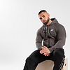 Georgia Zipped Hoodie - Gray