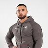 Georgia Zipped Hoodie - Gray