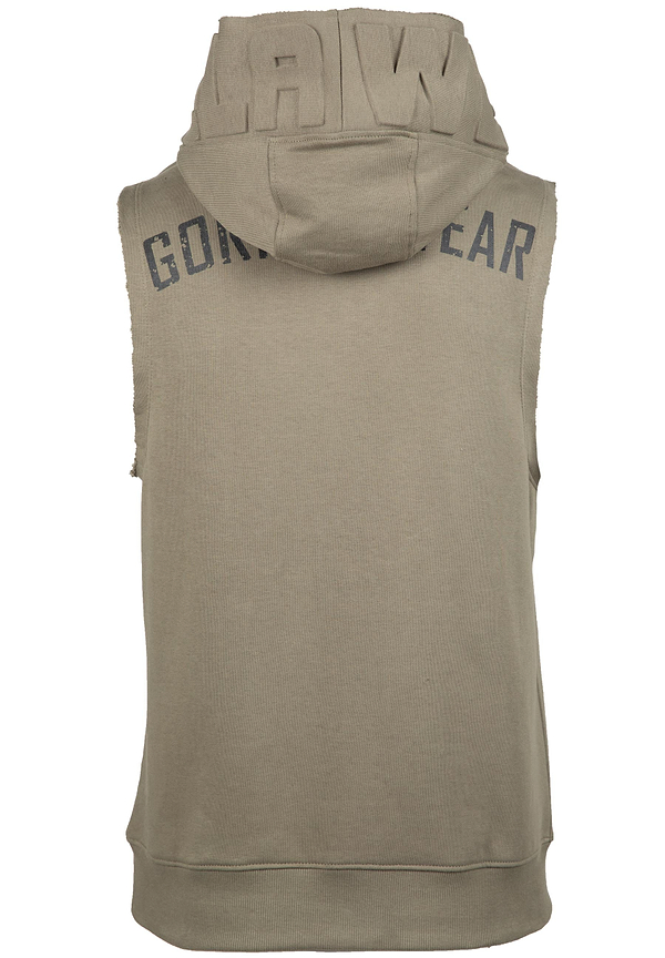 Marshall Sleeveless Hoodie - Army Green