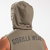 Marshall Sleeveless Hoodie - Army Green