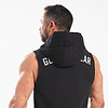 Marshall Sleeveless Hoodie - Black