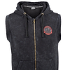 Silverdale Sleeveless Hoodie- Black