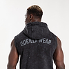 Silverdale Sleeveless Hoodie- Black