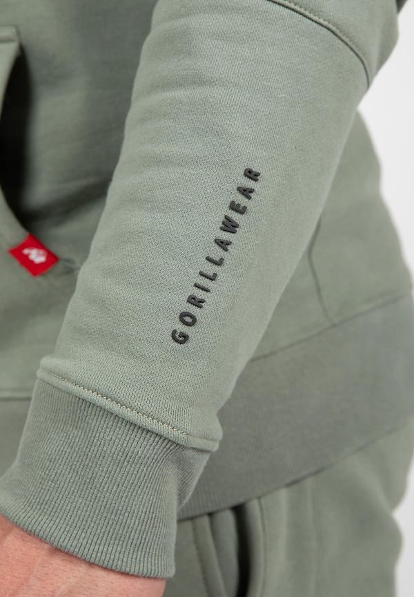 Leon Zipped Hoodie - Green