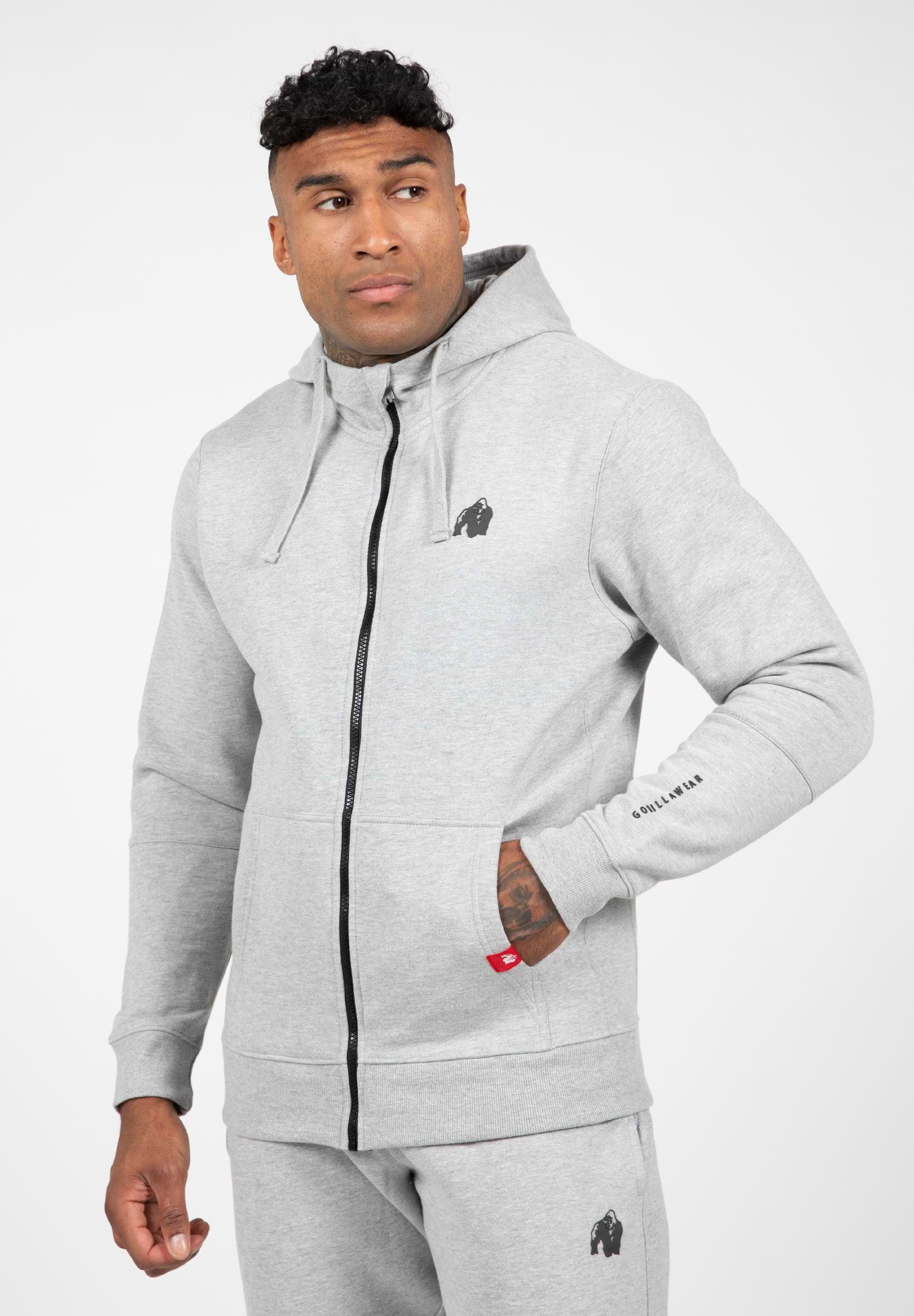Leon Zipped Hoodie - Gray