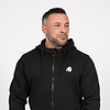 Leon Zipped Hoodie - Black