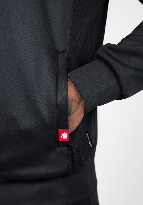TENNESSEE TRACK JACKET-Black
