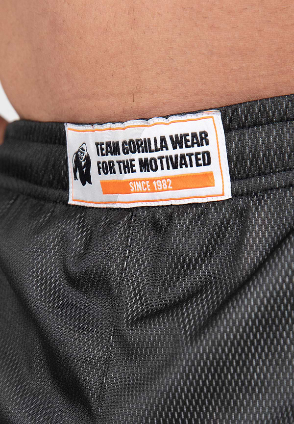 Wallace Mesh Shorts - Gray/Orange