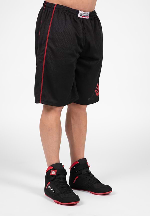 Wallace Mesh Shorts - Black/Red