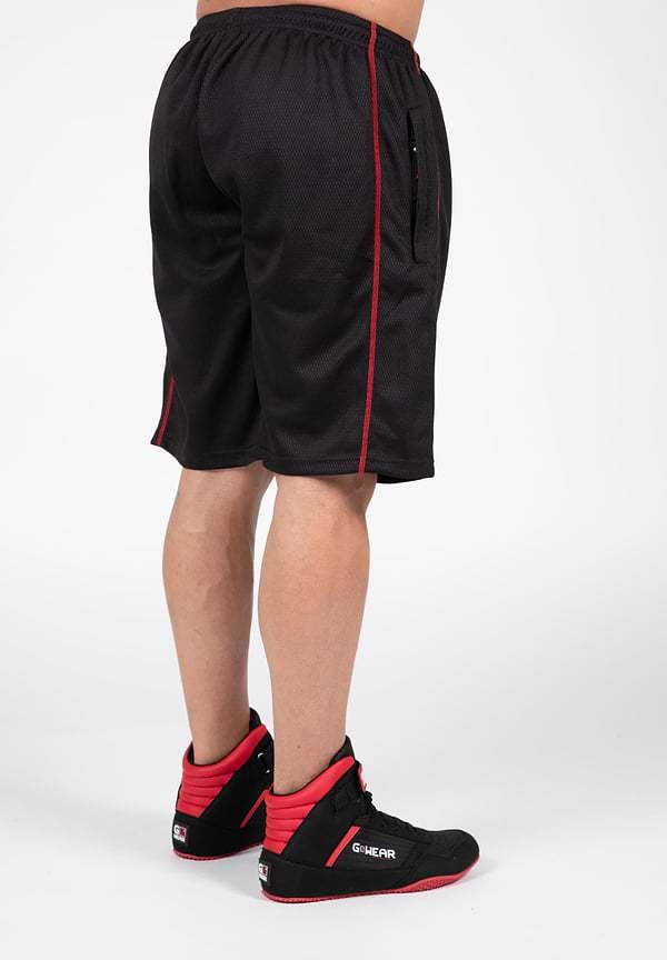 Wallace Mesh Shorts - Black/Red