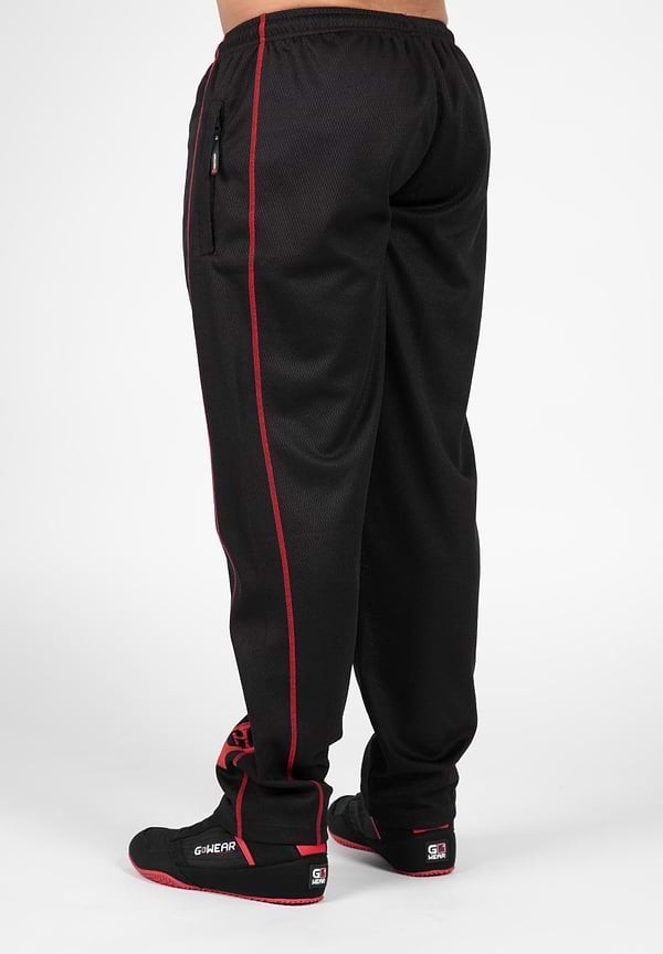 Wallace Mesh Pants - Black/Red