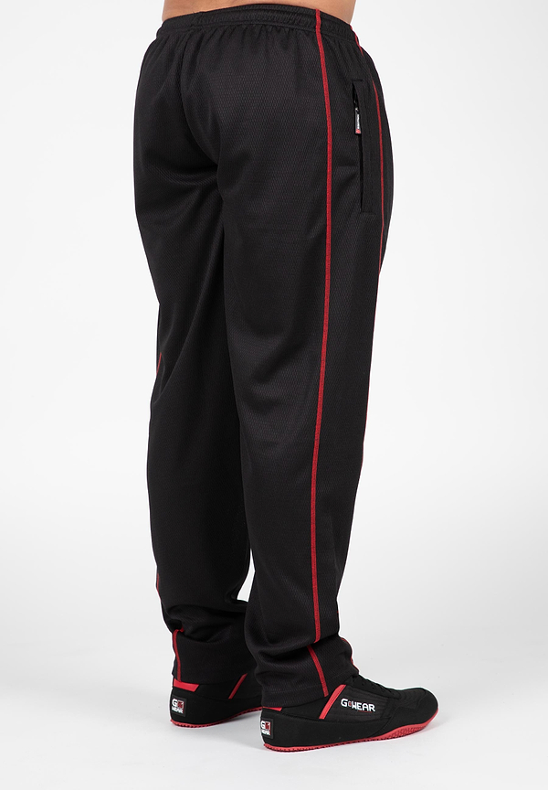 Wallace Mesh Pants - Black/Red