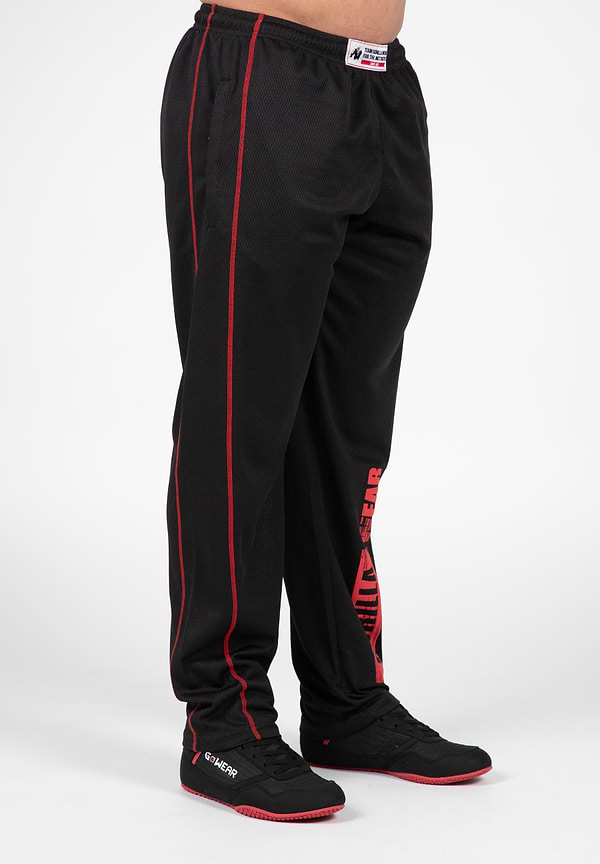 Wallace Mesh Pants - Black/Red