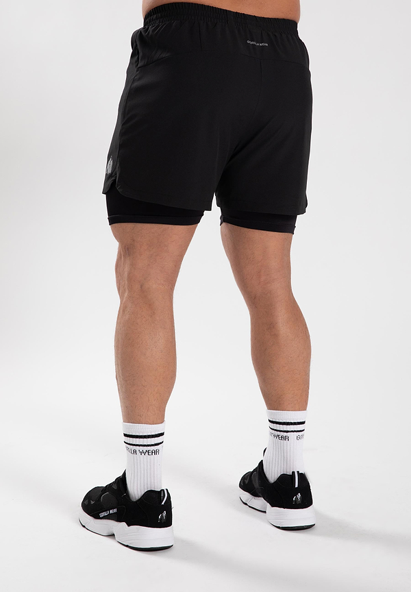 Cortez 2-in-1 Shorts - Black