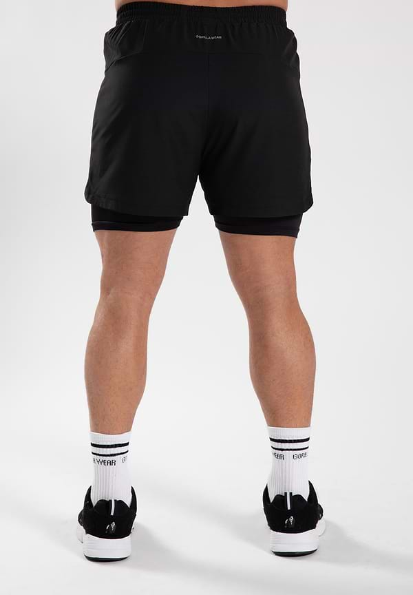 Cortez 2-in-1 Shorts - Black