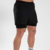 Cortez 2-in-1 Shorts - Black