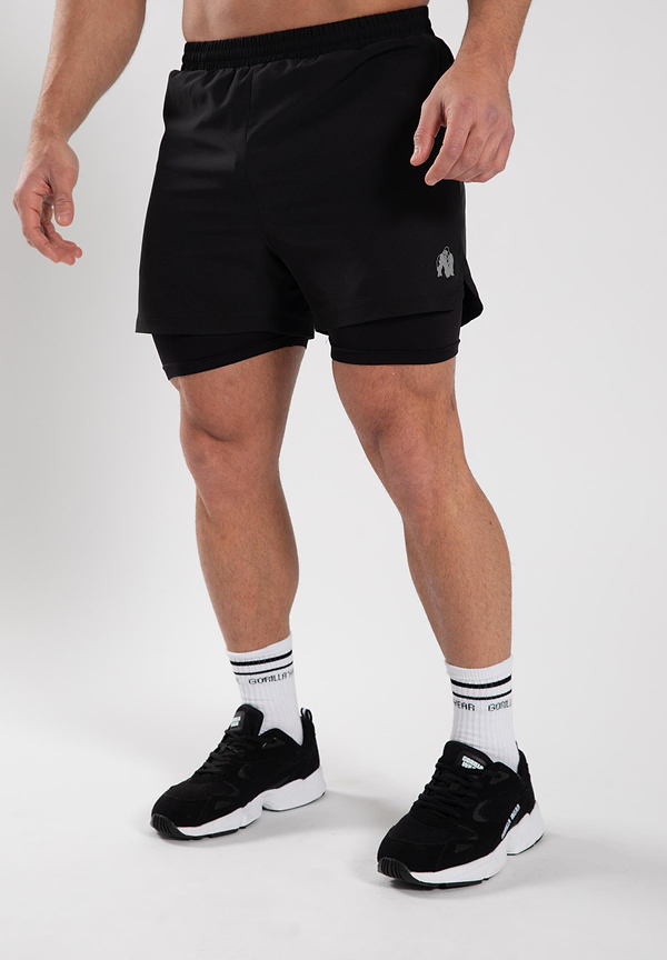 Cortez 2-in-1 Shorts - Black