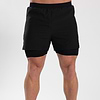 Cortez 2-in-1 Shorts - Black