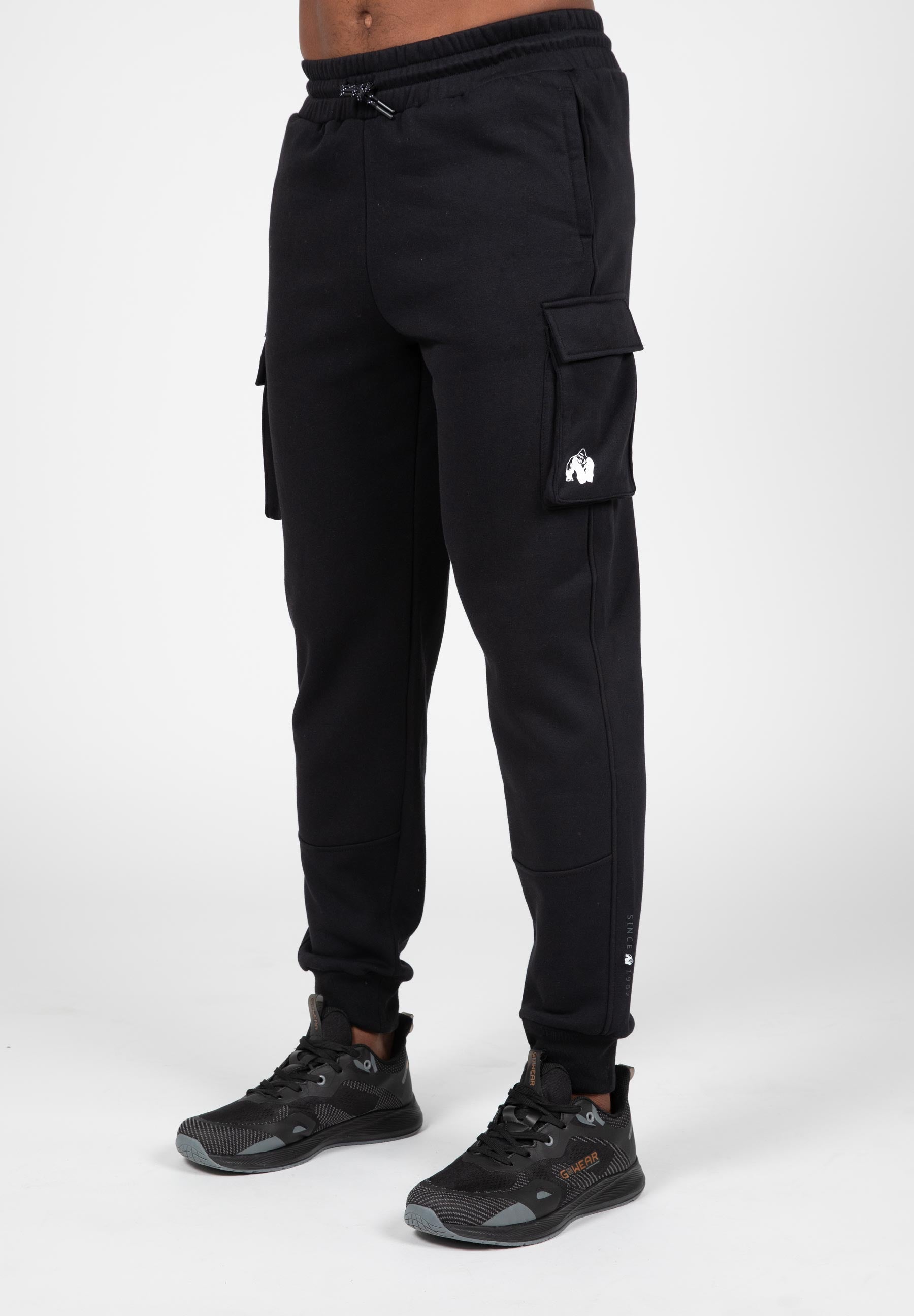 HUDSON CARGO SWEATPANTS-Black