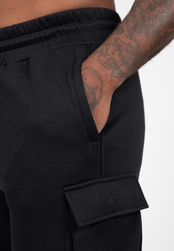 HUDSON CARGO SWEATPANTS-Black
