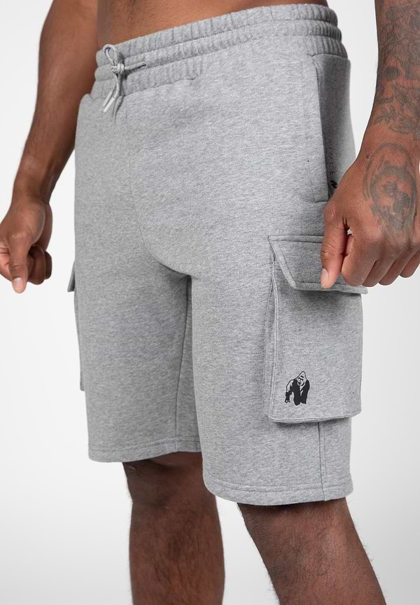 Hudson Cargo Sweat Shorts - Gray