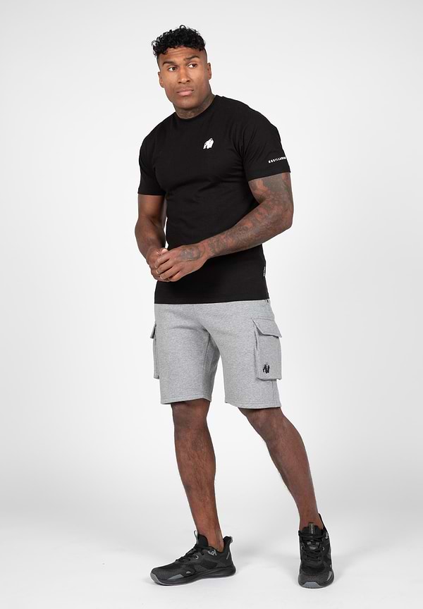 Hudson Cargo Sweat Shorts - Gray