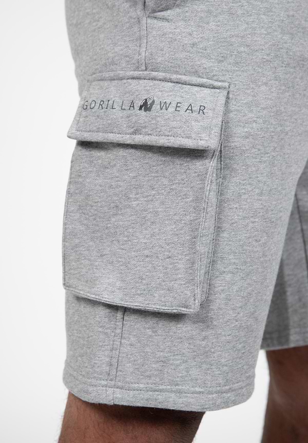 Hudson Cargo Sweat Shorts - Gray