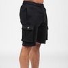 Hudson Cargo Sweat Shorts-Black