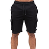 Hudson Cargo Sweat Shorts-Black