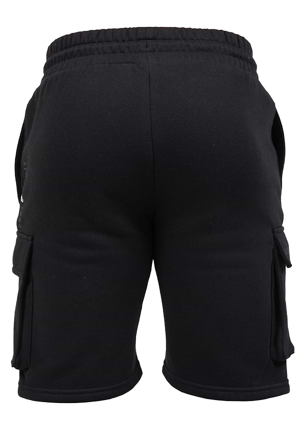 Hudson Cargo Sweat Shorts-Black