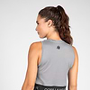 Colby Cropped Tank Top - Gray