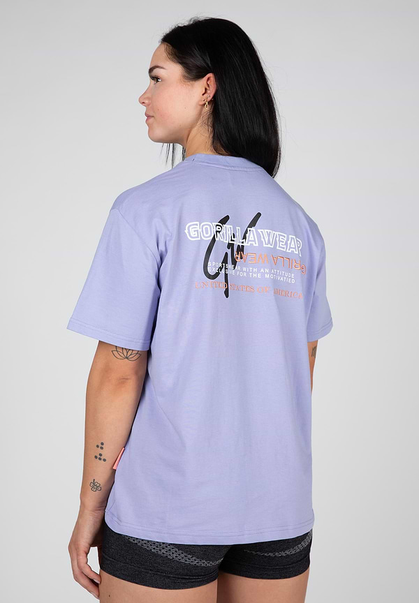 Medina Oversized T-Shirt - Lilac