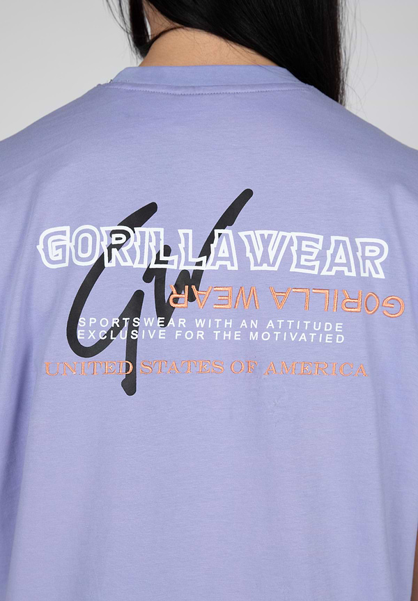 Medina Oversized T-Shirt - Lilac