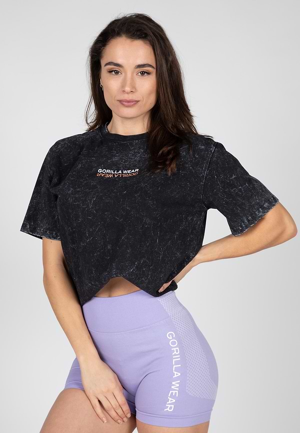 Medina Oversized T- Shirt - Washed black