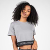 Colby Cropped T-Shirt - Gray