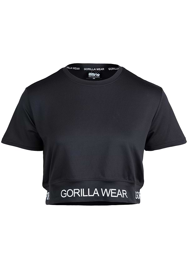 Colby Cropped T-Shirt - Black