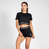 Colby Cropped T-Shirt - Black