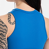 Olivia Seamless Crop Top - Blue