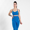 Olivia Seamless Sports Bra - Blue