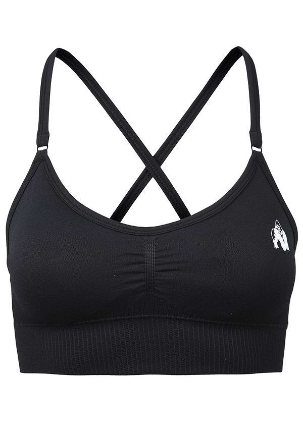 Olivia Seamless Sports Bra - Black