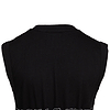 Albion Oversized Crop Top-Black
