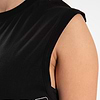 Albion Oversized Crop Top-Black