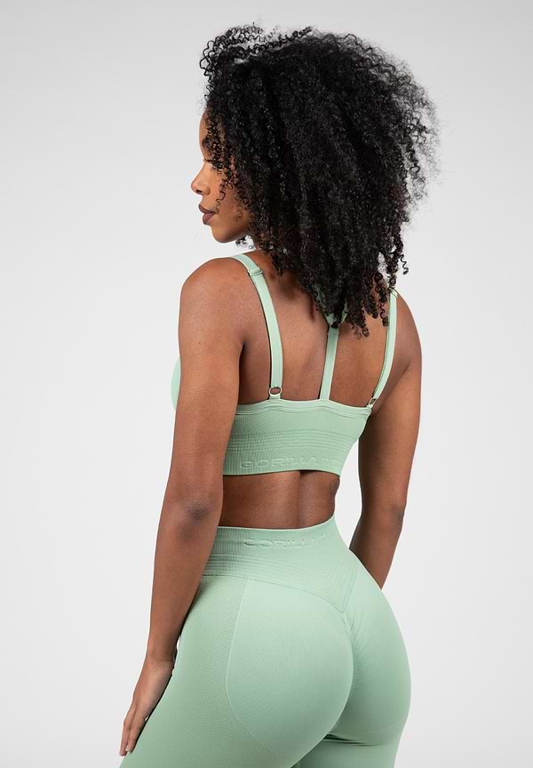 Whitney Seamless Sports Bra - Green