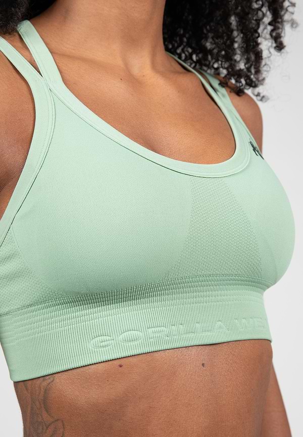 Whitney Seamless Sports Bra - Green